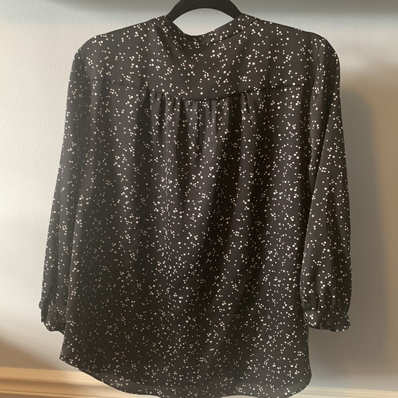 Vince Camuto Black and White Blouse - Picture 5 of 7